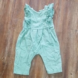 (3 for $30) Sage green baby girl romper